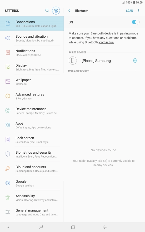 Press the Home key to return to the home screen. Press the Home key to return to the home screen.