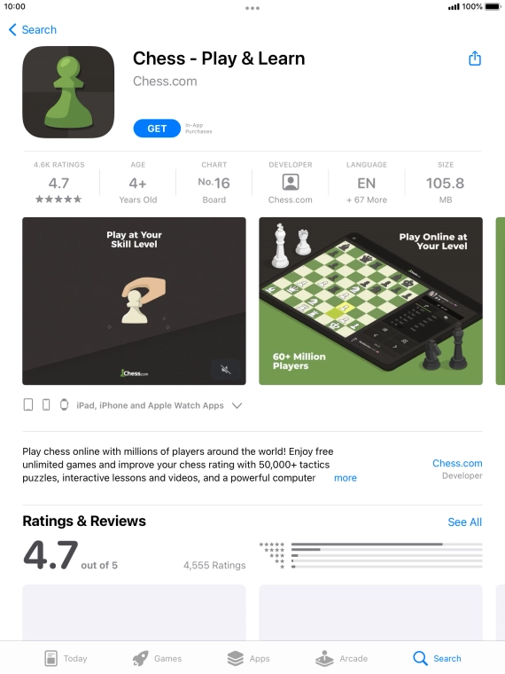 Press GET and follow the instructions on the screen to install the app. Press GET and follow the instructions on the screen to install the app.