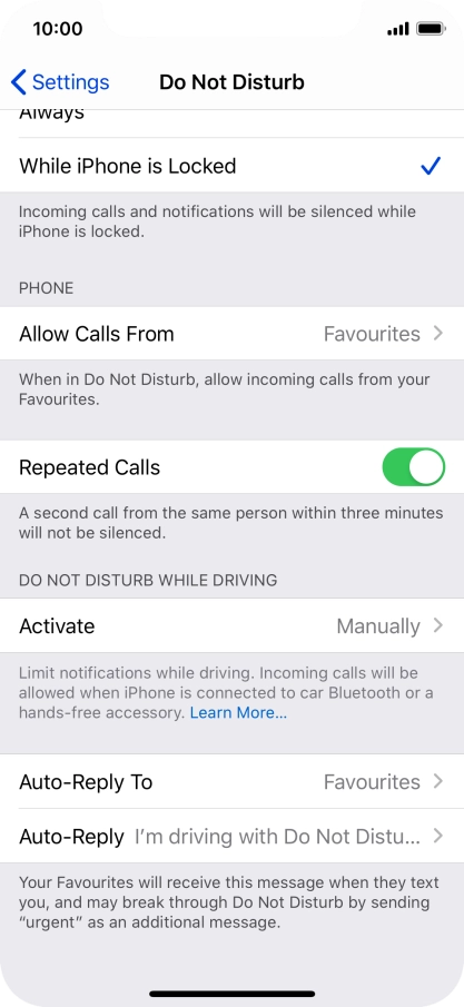 Press Auto-Reply To. Press Auto-Reply To.