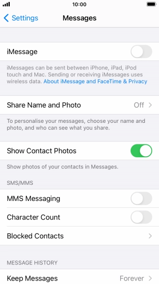 Press the indicator next to Press the indicator next to