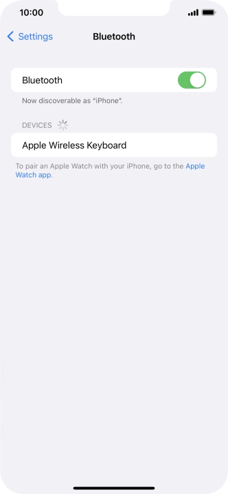 Press the required Bluetooth device and follow the instructions on the screen to pair the device with your phone. Press the required Bluetooth device and follow the instructions on the screen to pair the device with your phone.