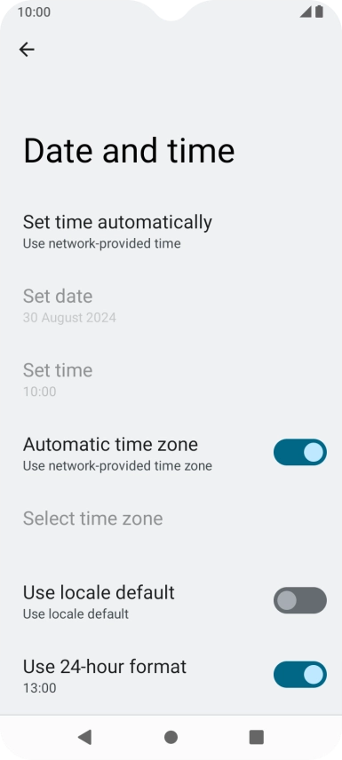 Press the Home key to return to the home screen. Press the Home key to return to the home screen.