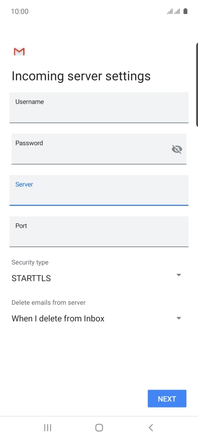Press the field below Press the field below