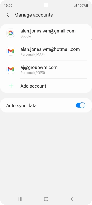Press the indicator next to Press the indicator next to