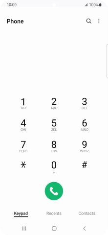 Press the menu icon. Press the menu icon.