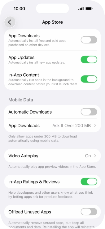 Press the indicator next to Press the indicator next to