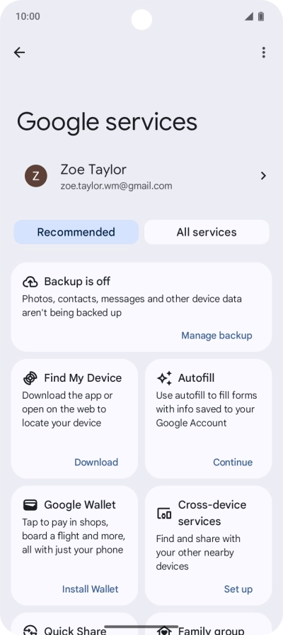 Press Find My Device. Press Find My Device.