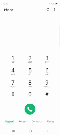 Press the menu icon. Press the menu icon.