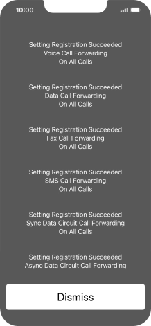 Press Dismiss. Press Dismiss.