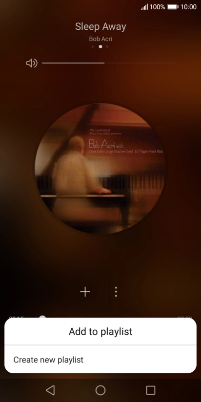 Press Create new playlist. Press Create new playlist.