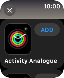 Press the required watch face. Press the required watch face.