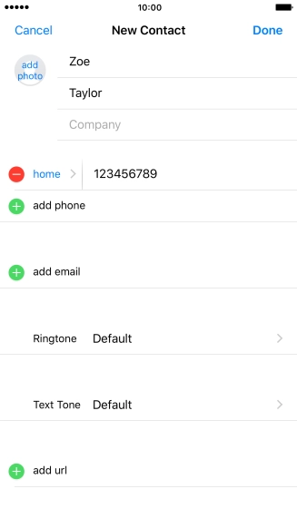 Press Done. Press Done.