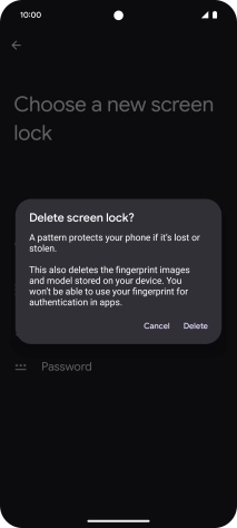 Press Delete. Press Delete.