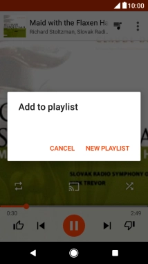 Press NEW PLAYLIST. Press NEW PLAYLIST.