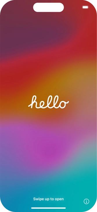 Slide your finger upwards starting from the bottom of the screen. Slide your finger upwards starting from the bottom of the screen.