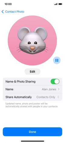 Press the indicator next to Press the indicator next to