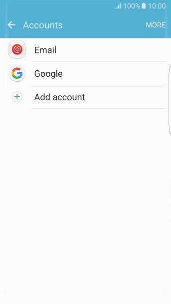 If this screen is displayed, you email account has been recognised and set up automatically. Follow the instructions on the screen to key in more information and finish setting up your phone. If this screen is displayed, you email account has been recognised and set up automatically. Follow the instructions on the screen to key in more information and finish setting up your phone.