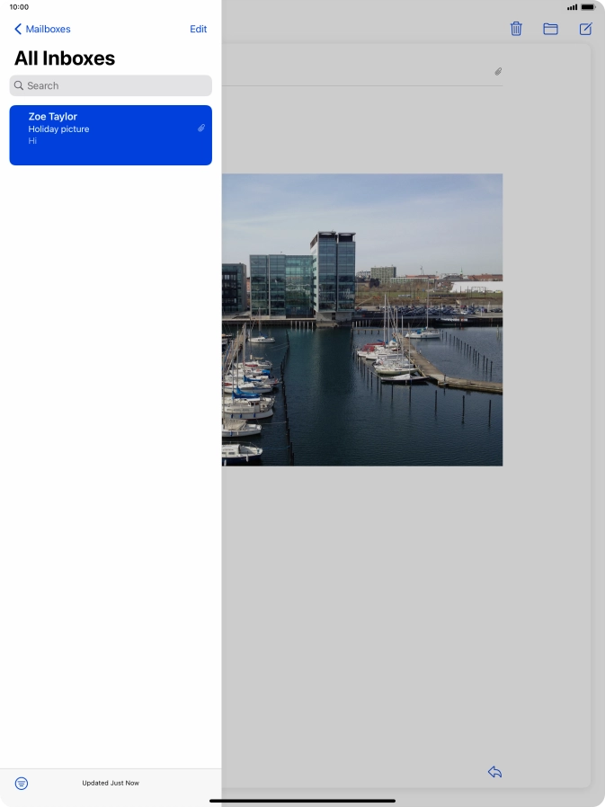 Press arrow left. Press arrow left.