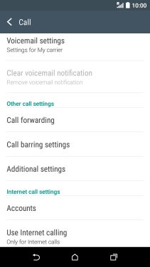 Press Voicemail settings. Press Voicemail settings.