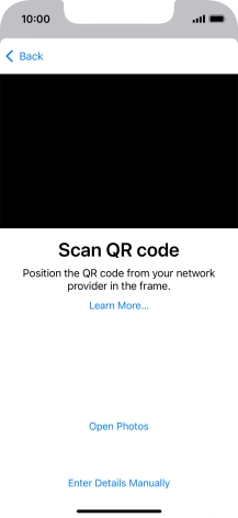Place the QR code you've received inside the phone camera frame to scan the code. Place the QR code you've received inside the phone camera frame to scan the code.