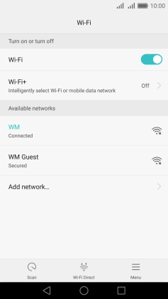 Press the Home key to return to the home screen. Press the Home key to return to the home screen.