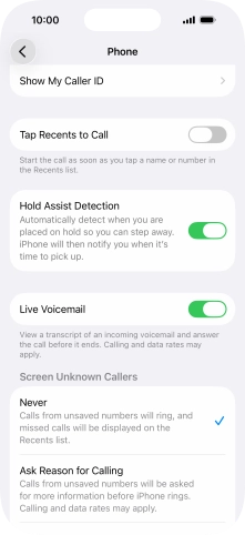 Press Show My Caller ID. Press Show My Caller ID.