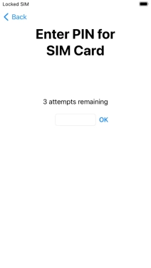 If your SIM is locked, key in your PIN and press OK. If your SIM is locked, key in your PIN and press OK.