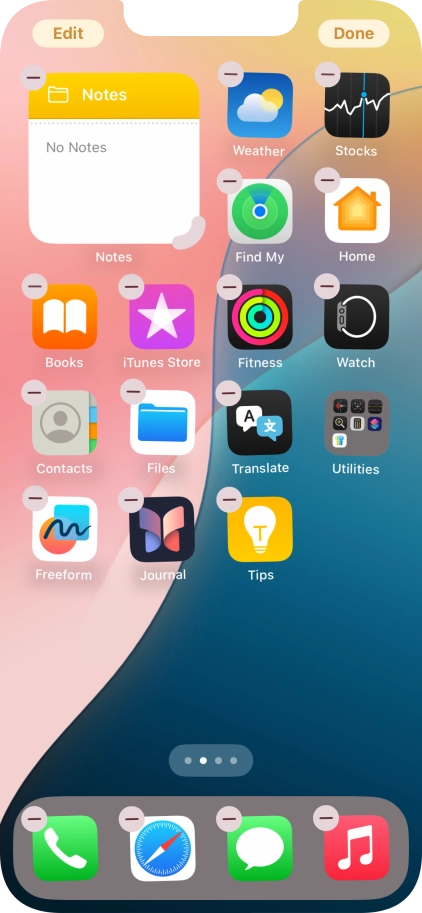 Press Done. Press Done.