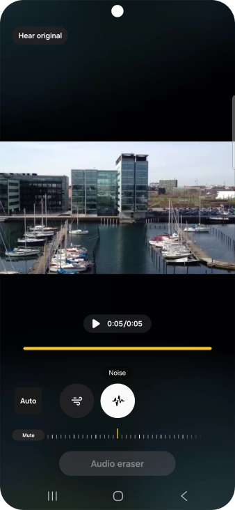 Slide your finger right or left on the indicator to set the required volume for the selected sound type. Slide your finger right or left on the indicator to set the required volume for the selected sound type.
