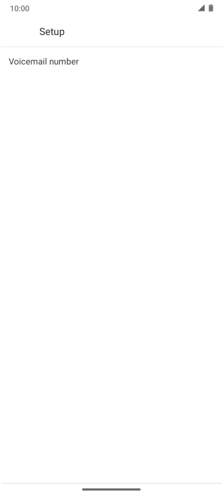 Press Voicemail number. Press Voicemail number.