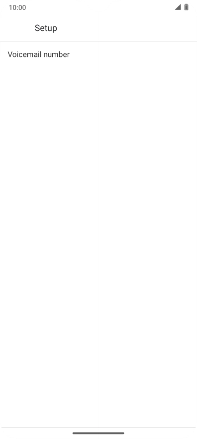 Press Voicemail number. Press Voicemail number.