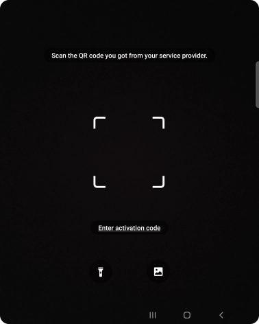 Place the QR code you've received inside the phone camera frame to scan the code. Place the QR code you've received inside the phone camera frame to scan the code.