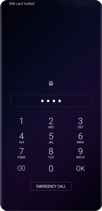 If you're asked to key in your PIN, do so and press OK. If you're asked to key in your PIN, do so and press OK.