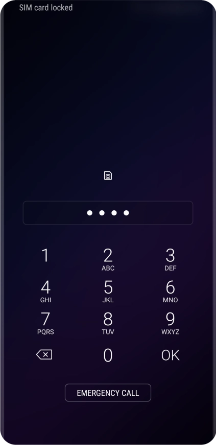 If you're asked to key in your PIN, do so and press OK. If you're asked to key in your PIN, do so and press OK.
