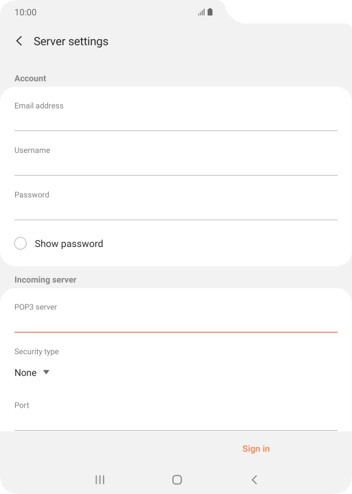 Press the drop down list below Press the drop down list below