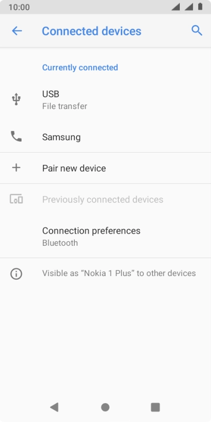 Press the Home key to return to the home screen. Press the Home key to return to the home screen.