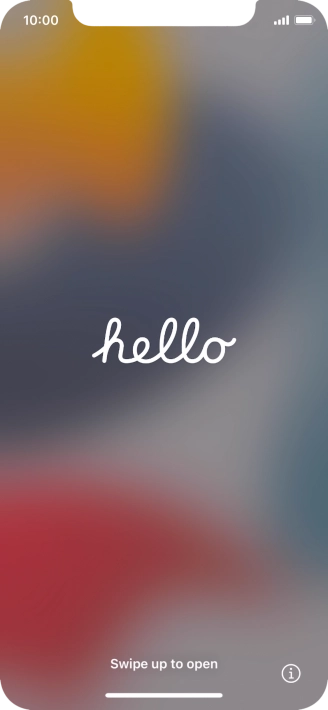 Slide your finger upwards starting from the bottom of the screen. Slide your finger upwards starting from the bottom of the screen.