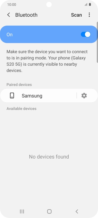 Press the Home key to return to the home screen. Press the Home key to return to the home screen.