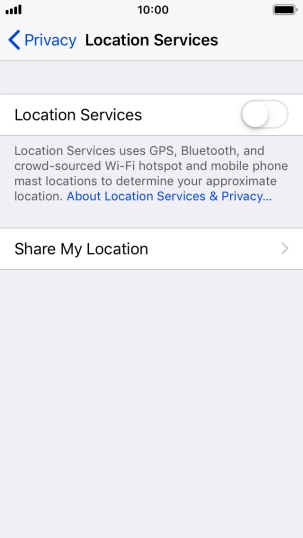 Press the indicator next to Press the indicator next to