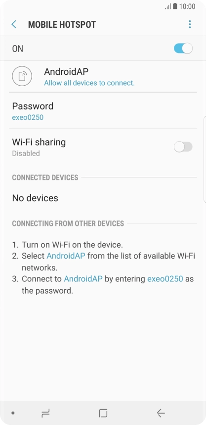 Press the Home key to return to the home screen. Press the Home key to return to the home screen.