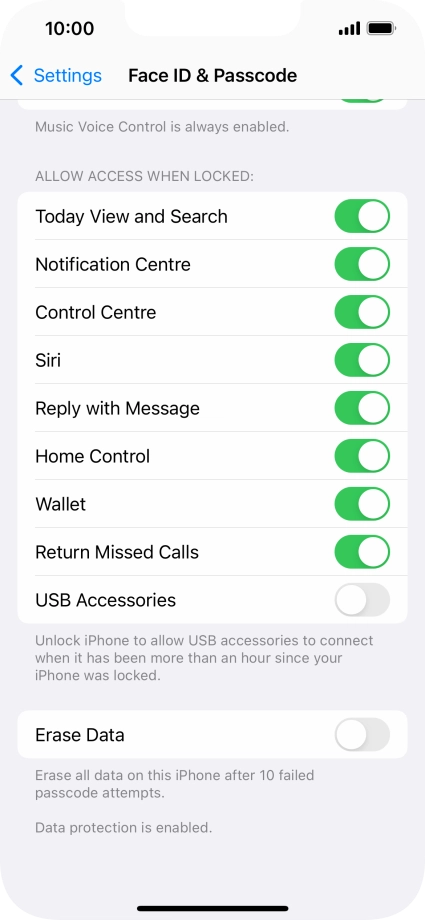 Press the indicator next to Press the indicator next to