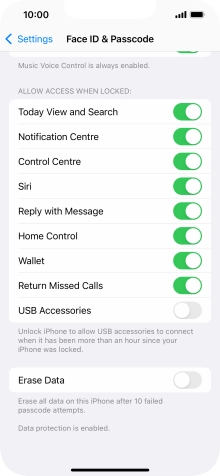Press the indicator next to Press the indicator next to