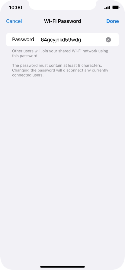 Press Done. Press Done.