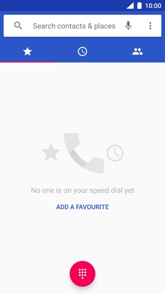 Press the menu icon. Press the menu icon.