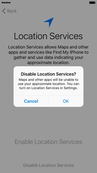 If you turn off the function, press OK. If you turn off the function, press OK.
