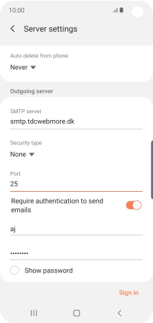 Press the indicator next to Press the indicator next to