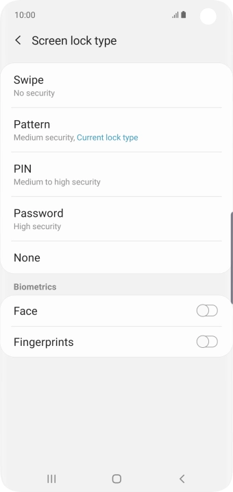 Press None. Press None.