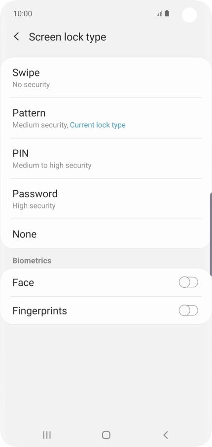 Press None. Press None.