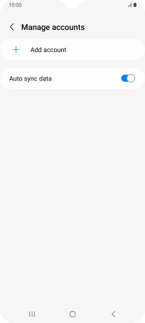 Press Add account. Press Add account.