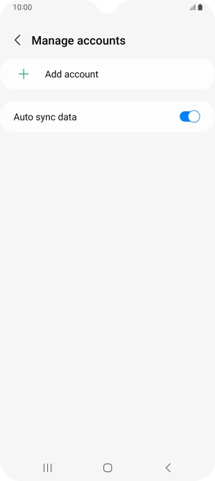 Press Add account. Press Add account.